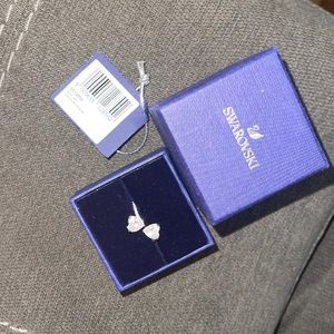 Attract Soul open ring
Heart, White, Rhodium plated Size 8